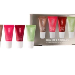 Summer Fridays Lip Balm Mini Collection - Red, Pink, Green